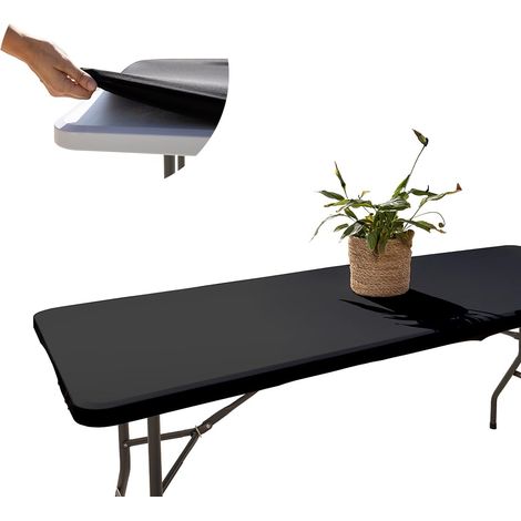 - Nappe Table Pliante 180 cm avec Bord Élastique (1/5)