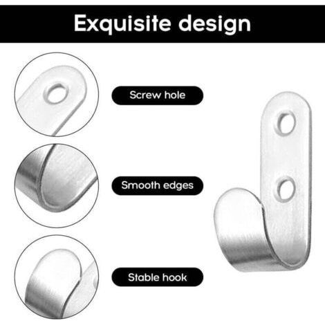 Crochets bache remorque 20pcs 44x21x16mm attaches anti-dérapantes Fixation bache voiture/remorque Durables en métal Propriétaires de véhicules et caravanes (1/4)