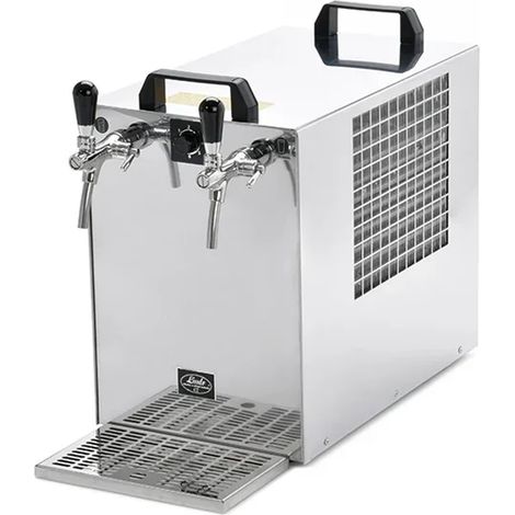 Dispensador de agua, maquina agua con gas, gasificadora de agua, aparato para hacer agua con gas, maquina de soda - SODA KONTAKT 70, 2 grifo, Green Line (1/5)