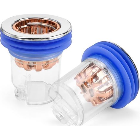 Lot de 2 Pièces Clapet Anti Odeur, Anti Odeur Douche, Bouchon Anti Odeur Machine a Laver, Désodorisant, Anti Reflux, pour Balcons Cuisines Salles Bains Salles Machines Laver (1/5)