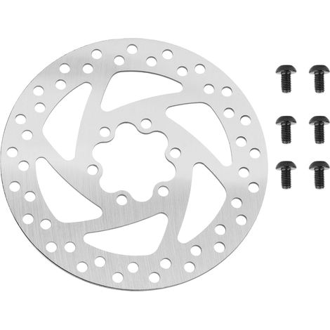 Disque de frein 140 mm en acier avec 6 boulons compatible avec trottinette électrique KUGOO M4/M4 Pro, Ninebot F20 F30 F40 (1/5)
