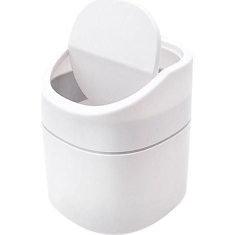 Cajas de almacenamiento para basura，cesto de basura para oficina，mini contenedor de basura para sala de estar，baño y oficina (2 litros) (1/5)