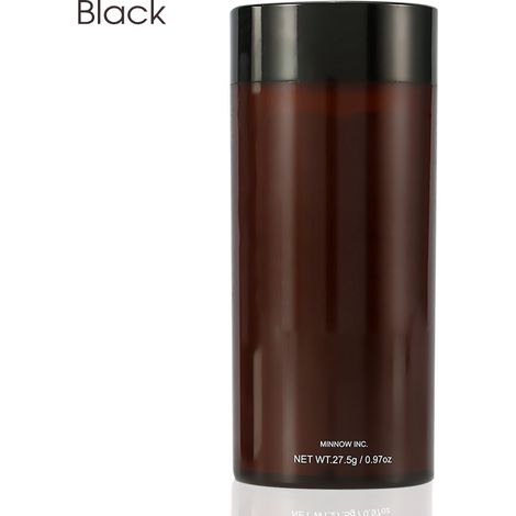 Poudre capillaire noire épaississante anti-calvitie Minnow Men, fibres de construction de cheveux, couvre la calvitie (1/5)