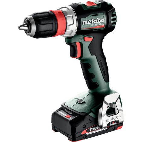 Metabo - Atornillador taladrador a batería 18V BS 18 L BL Q, 2 baterías 2,0 Ah Li-Power, cargador 613156500 (1/5)