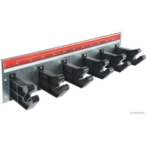 Wandhalterung für 5 Kabeltrommeln mit Montageelementen ohne Kabel 616x150mm