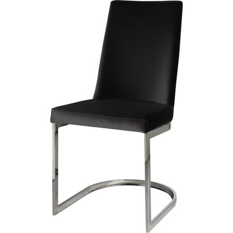 Sedia "Rotonda" - Nera - Set di 2