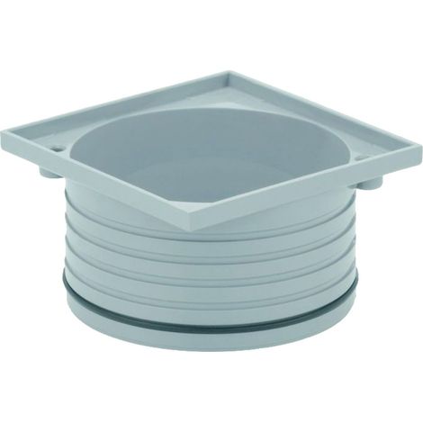 ACO Aufsatzstück 110 x 110 mm, grau, für Balkon/Terrassenablauf (1/2)
