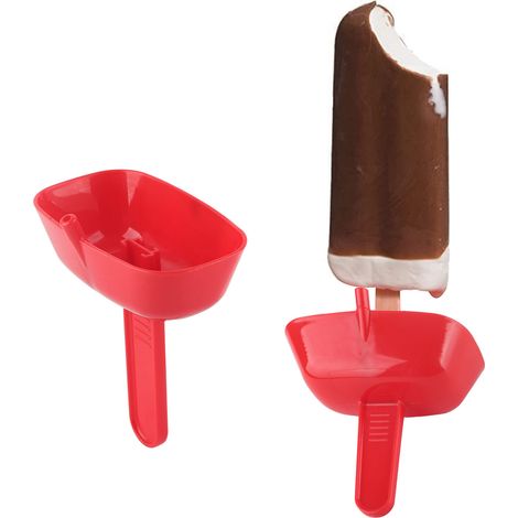 Pop-No Drop Der originale, auslaufsichere Eiscreme-Präsentationsständer (rot) (1/5)