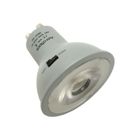 LAMPE LED 6w SH GU10 SWITCH CCT 3K-4K DIM AEROSPOT 550620