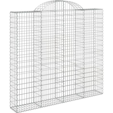 Maison Exclusive - Gabione mit Hochbogen 200x50x180/200 cm Verzin