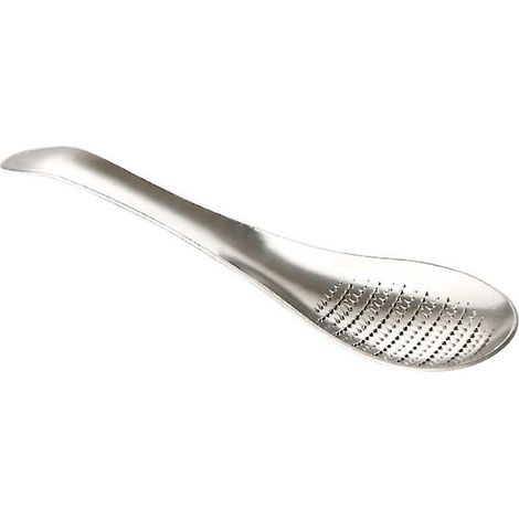 cuillre Rper/cuillre Gingembre, Environ 17 Cm De Longueur Et 4 Cm De Largeur, Cuillre Broyer, Acier Inoxydable, Argent (1/5)