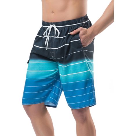 Short Homme Maillot de Bain Tropicana Fleurs Séchage Rapide Short Board Shorts Plage Vacances Hawaiian (1/3)