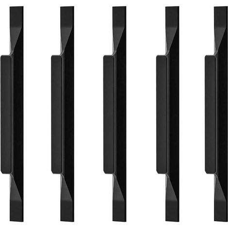 5x Poignées Européennes en Alliage D'aluminium Armoires de Cuisine Tire Poignées de Penderie Tirette Longueur Totale 300mm Distance du Trou 192mm (1/4)