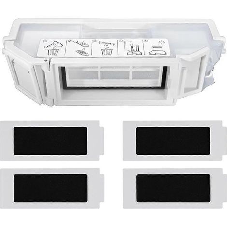 Filtre de Dust Box filtre de Ecovacs Deebot T30 OMNI Pro T30 Omni MAX Robot Aspirateur Trash Dust Box (1/5)