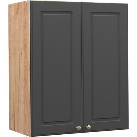 Elément haut de cuisine Fame-Line, Anthracite-or, 60 cm, Vicco