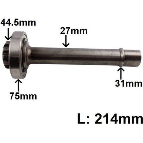 Eje hueco inclinable de 214 mm para caja de cambios tipo ZF16S160 15220160213 (1/5)