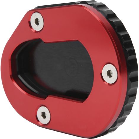 Plaque d'extension antidérapante pour béquille latérale de moto YAMAHA MT125 YZFR125 1418 (Rouge) (1/5)