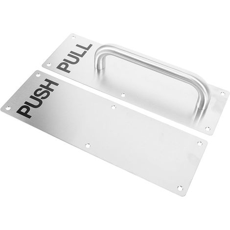 Poignée de porte coulissante industrielle, acier inoxydable 304, feu (1/5)