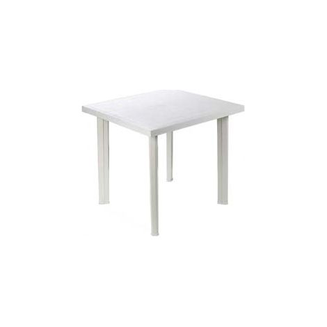 TAVOLO DA GIARDINO FIOCCO BIANCO CM.80X75X72H. cm.80x75x72h. peso kg.6,2