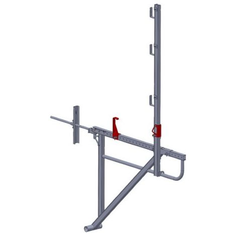 Echafaudage de toit OSSMAN® avec traversée pour mur de 0,65m - DIMOS - 2350 mm