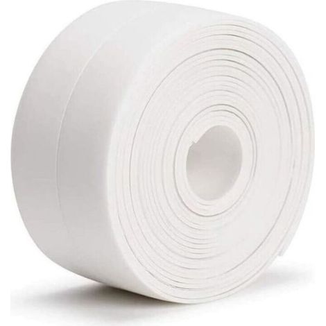 Ruban Adhésif - Pvc - Etanche - Antimoisissure - Pour Joints Cuisine Salle De Bain - 3 2 M X 3 8 Cm (1/3)