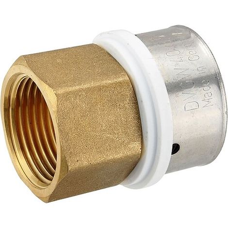 Pressfitting-Übergang 40 x 3,5 mm - 1 Zoll Innengewinde für MV-Rohr