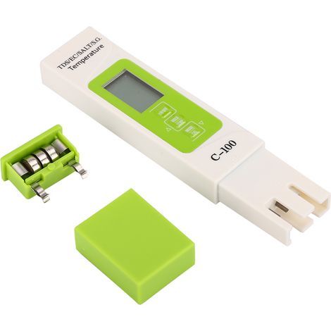 C-100 Multifonctionnel 5 en 1 Salinité TDS EC Stylo de test d'eau de mer Détecteur de testeur de qualité de l'eau (1/5)