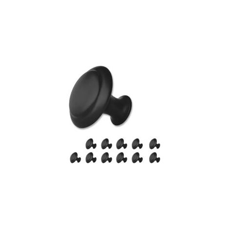 Sollbry 12 boutons de tiroir noirs pour meubles de cuisine, poignées et boutons de tiroir modernes (1/3)