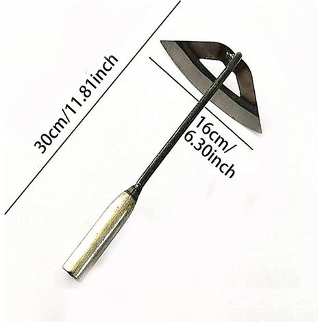 2 binettes à double usage – Pioche et sarcloir pour potager – Outil d’extraction des adventices (1/5)