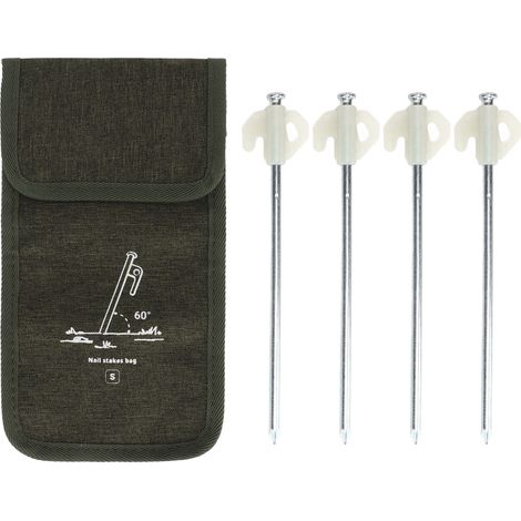 Sac à piquets de tente Oxford portable multifonction pour sol de tente, rangement des clous, idéal pour camping, pique-nique, randonnée en extérieur (1/5)