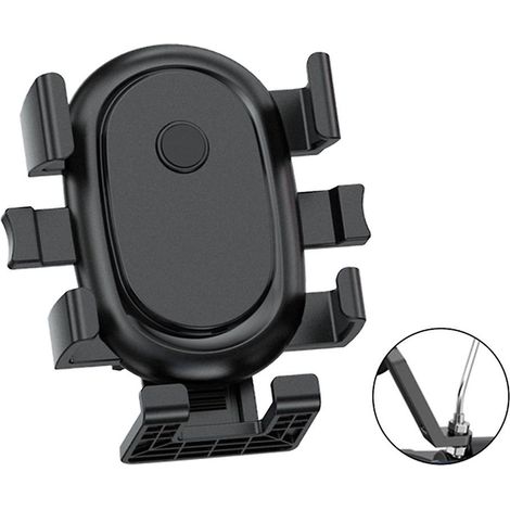 Support de téléphone Motos pour rétroviseur/guidon, support stable et anti-vibrations pour vélos électriques Motos (1/5)