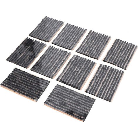 100 Stück 100x3mm Reifenreparaturstopfen, schlauchlose Reifendichtungsstreifen aus Gummi zur Pannenhilfe für Auto und Motorrad