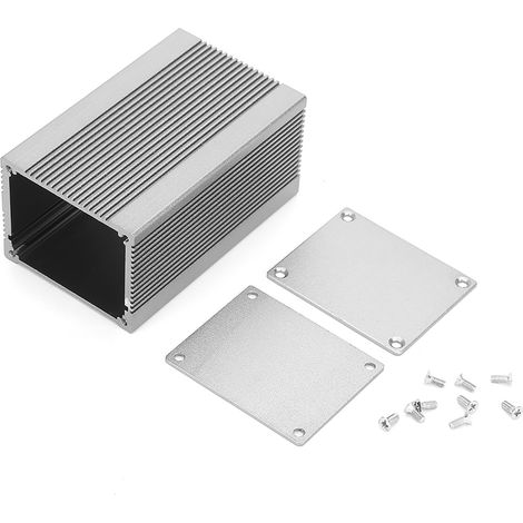 Boîte en aluminium, taille compacte, antichoc, installation facile, boîtier de circuit détachable pour projet électronique de bricolage (1/4)