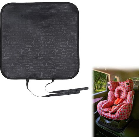 Cuscino antiscivolo per seggiolino auto per bambini, cuscino per seggiolino auto, protezione per sedile, coprisedile antiscivolo per auto, antiscivolo e antiusura, nero (1/5)