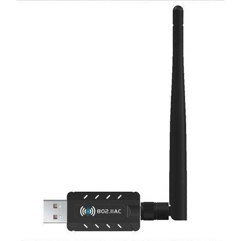 Carte réseau sans fil 1200M 2,4 GHz/5,8 GHz USB 3.0 double fréquence WiFi Récepteur (1/5)