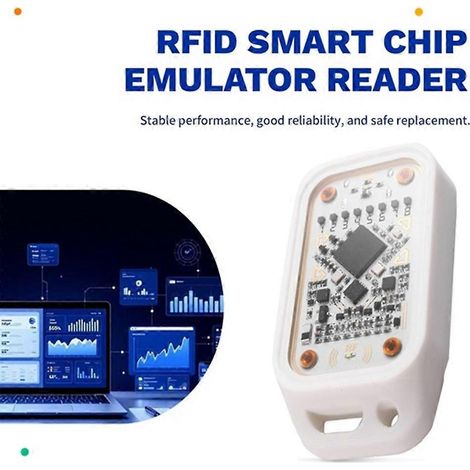 Chameleon V3.0 RFID Smartcard-Emulator, NFC-Leser/Schreiber mit 1 UID-Schlüsselanhänger, automatische Dekodierung, Zurücksetzen und Abfrage von IC-Identitätskarten. (1/5)
