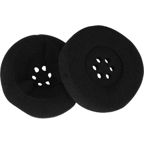 vhbw 2x Ear Pad Cups Cushion Covers compatible with Plantronics AWH 450N, 450, 460N, 460 On-Ear Headphones Headset - black, 6.8cm (1/4)