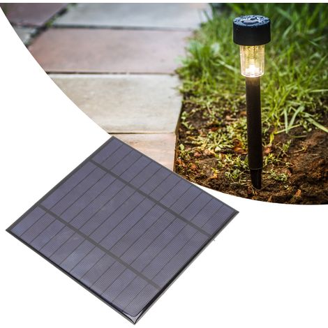 Chargeur Panneau Solaire 6V 4.5W Polycristallin Époxy Surface Miniature Kit DIY Pour Jardins Mur Jouets Science Matériel Premium 145g/16.5x16.5cm (1/5)
