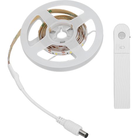 Bande LED à intensité variable activée par le mouvement pour miroir de maquillage avec capteur (blanc chaud 3500K) (1/5)