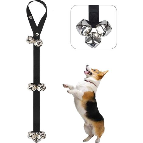 Clochettes réglables pour l'apprentissage de la propreté chez les chiots, 7 clochettes extra-fortes, accessoires pour animaux