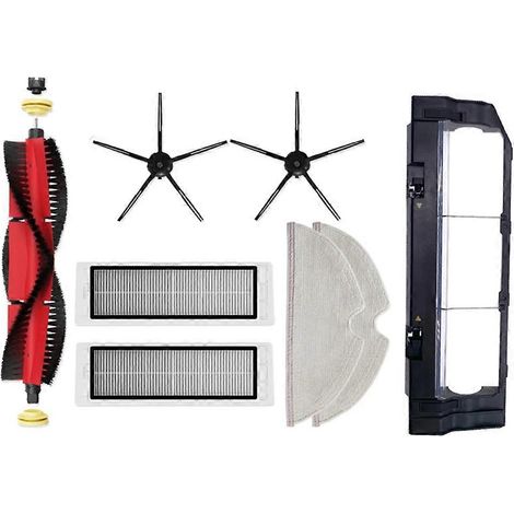 Filtre pour aspirateur brosse pour aspirateur Filtre de brosse pour aspirateur filtre de HEPA Filtre Serpillière pour Roborock S5 S502 – 00 S502 – 02 S5 Max S6 MaxV Pure E4 E5 Robot Aspirateur Main Si (1/5)