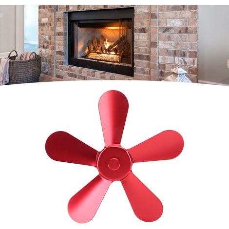Kaminventilator-Zubehör, Ventilatorflügel aus Aluminiumlegierung, rot (1/5)