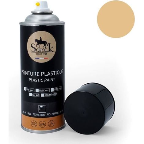 Pintura plástica de alta resistencia: interior y exterior SOFOLK - 9-BEIGE CLARO MATE - Aerosol 400ml - PINTURA AUTOCOLOR (1/3)