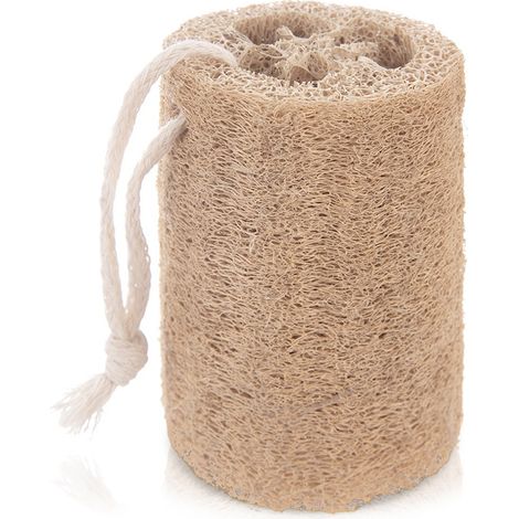 Spugna naturale in fibra vegetale per lavare la superficie del corpo della sauna ecologica (1/4)