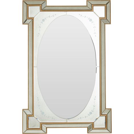 Premier Housewares Can be hung both ways Rectangular Wall Mirror (1/5)