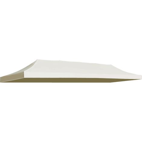 Toit de tente de réception Style Moderne - Recouvrement de remplacement - 3 x 6 m Crème Chic-561333 (1/4)