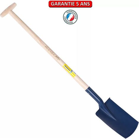 27 cm Spaten mit gedrehtem Griff und erhöhten Kanten OUTILS PERRIN