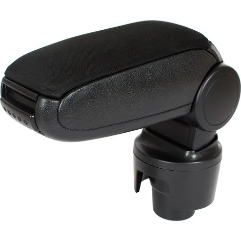 Ensemble d'accoudoirs en tissu noir + kit d'installation pour Seat Ibiza IV (2008-2017) (1/2)