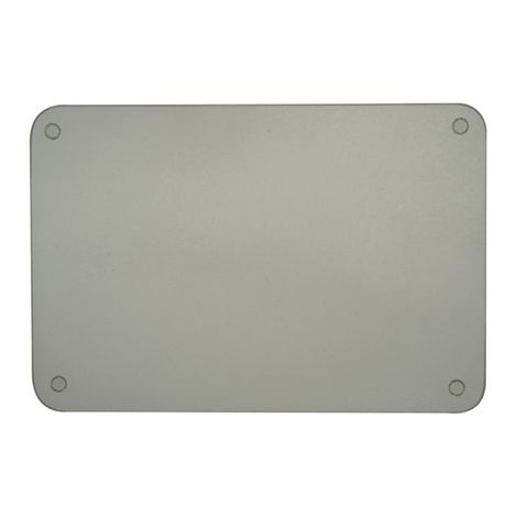 Clear Glass Textured Worktop Protector 38 x 28cm
