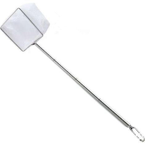 Ce filet de pêche rétractable est doté d'une poignée ergonomique pour une capture et un rangement efficaces, et convient à divers environnements aquatiques. (1/5)